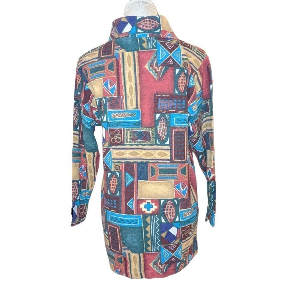 Basic Editions vintage graphic print‎ top or dress size small - Picture 5 of 8